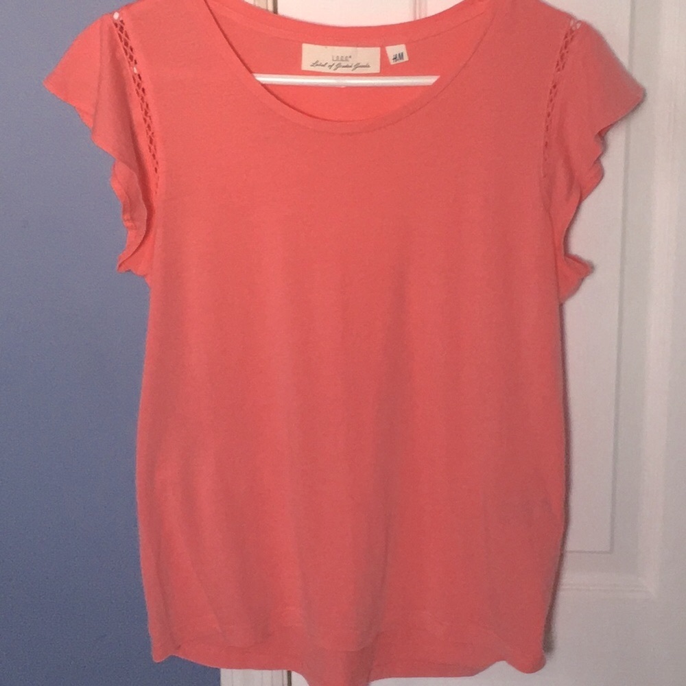 H&M Flutter Sleeve Top